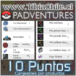 10 Puntos (Canjeables por productos) 10 Puntos (Canjeables por productos)