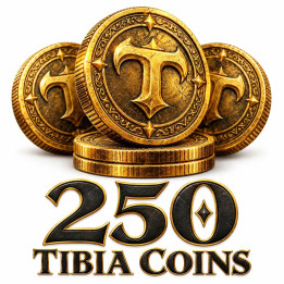 250 Tibia Coins — TibiaChile