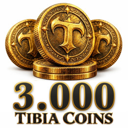 3.000 Tibia Coins — TibiaChile