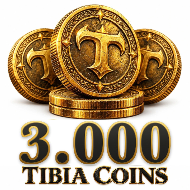 3.000 Tibia Coins — TibiaChile